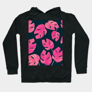 Pink leaves Hoodie